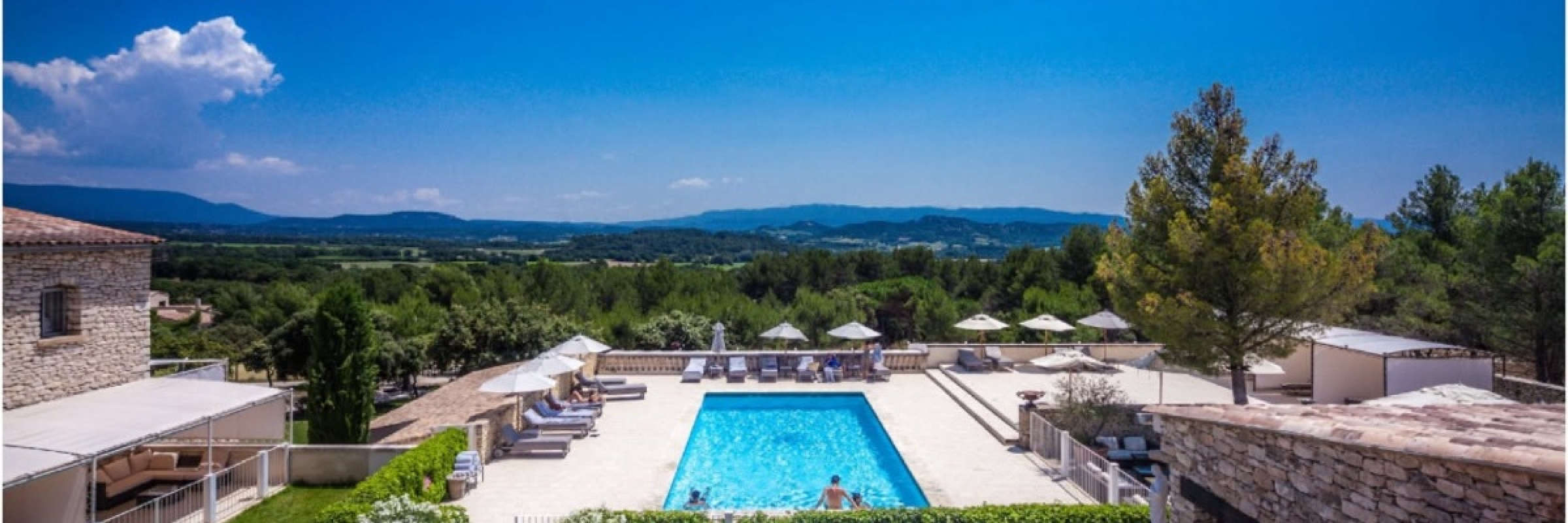 Image de Gastronomie provençale étoilée, vue Luberon