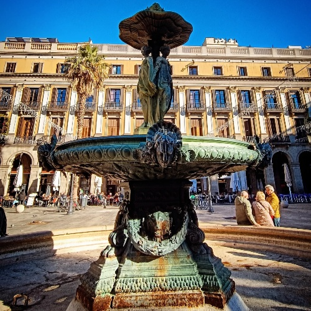 Place emblématique du quartier gothique